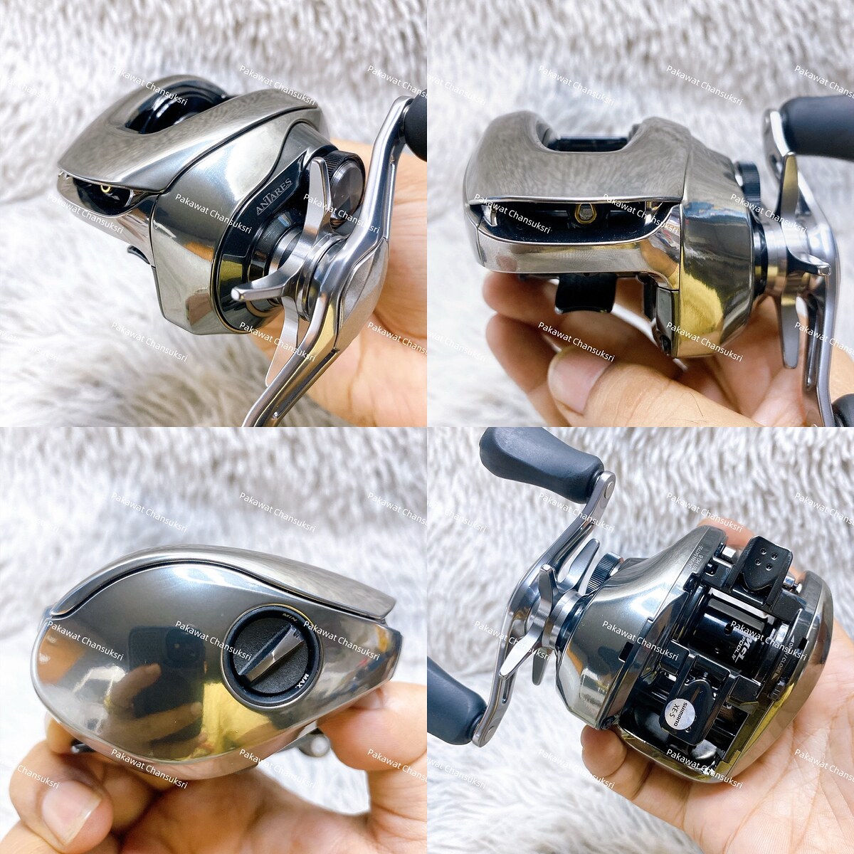 Shimano 25’ Antares 101HG
รอกสภาพสวยมากเกือบจะใหม่ มีรอยขนแมวบางๆที่ฝาข้างนิดเดียว นอกนั้นสวยใสแทบไ