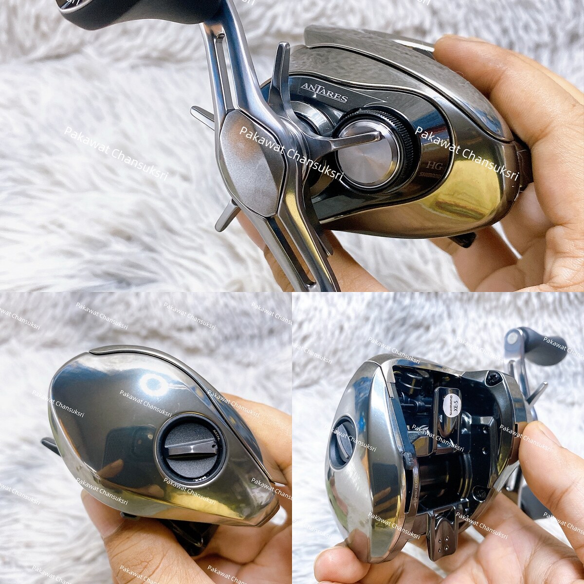 Shimano 25’ Antares 101HG
รอกสภาพสวยมากเกือบจะใหม่ มีรอยขนแมวบางๆที่ฝาข้างนิดเดียว นอกนั้นสวยใสแทบไ