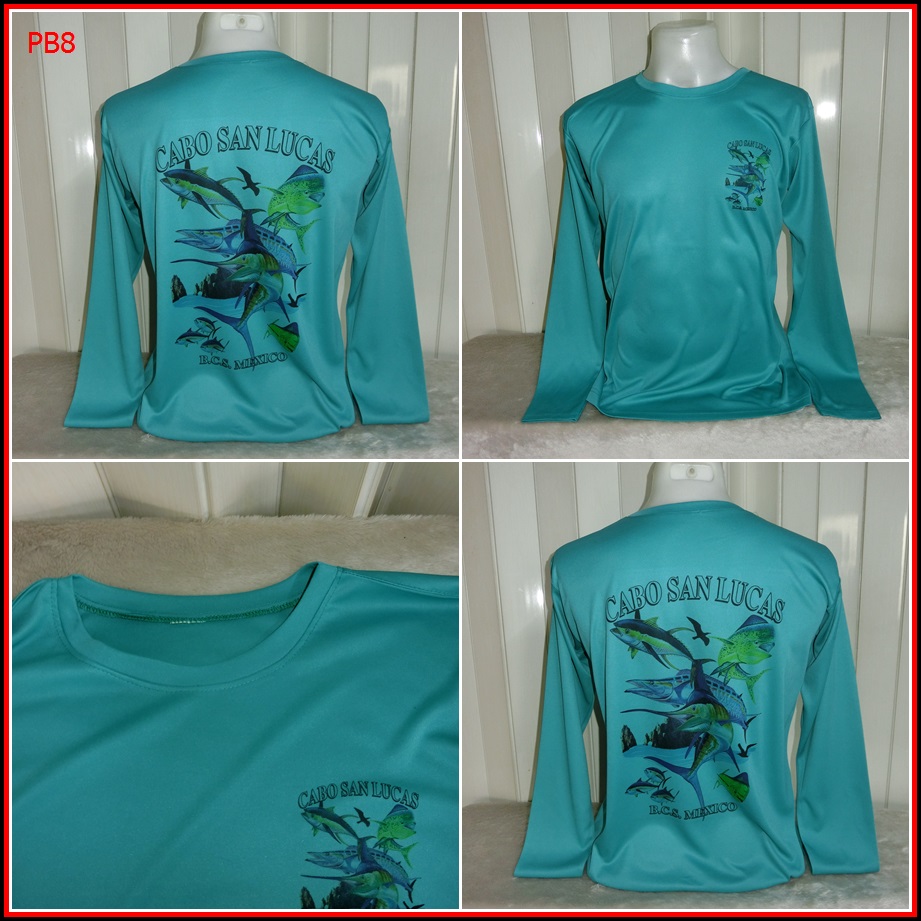 PB8.  เสื้อตกปลา CABO  ใส่ออกทริปกลางแจ้งตกปลา ชนิดเนื้อผ้าบางลื่นๆ ชนิดผ้าแห้งไว  Size M อก 42 นิ้ว