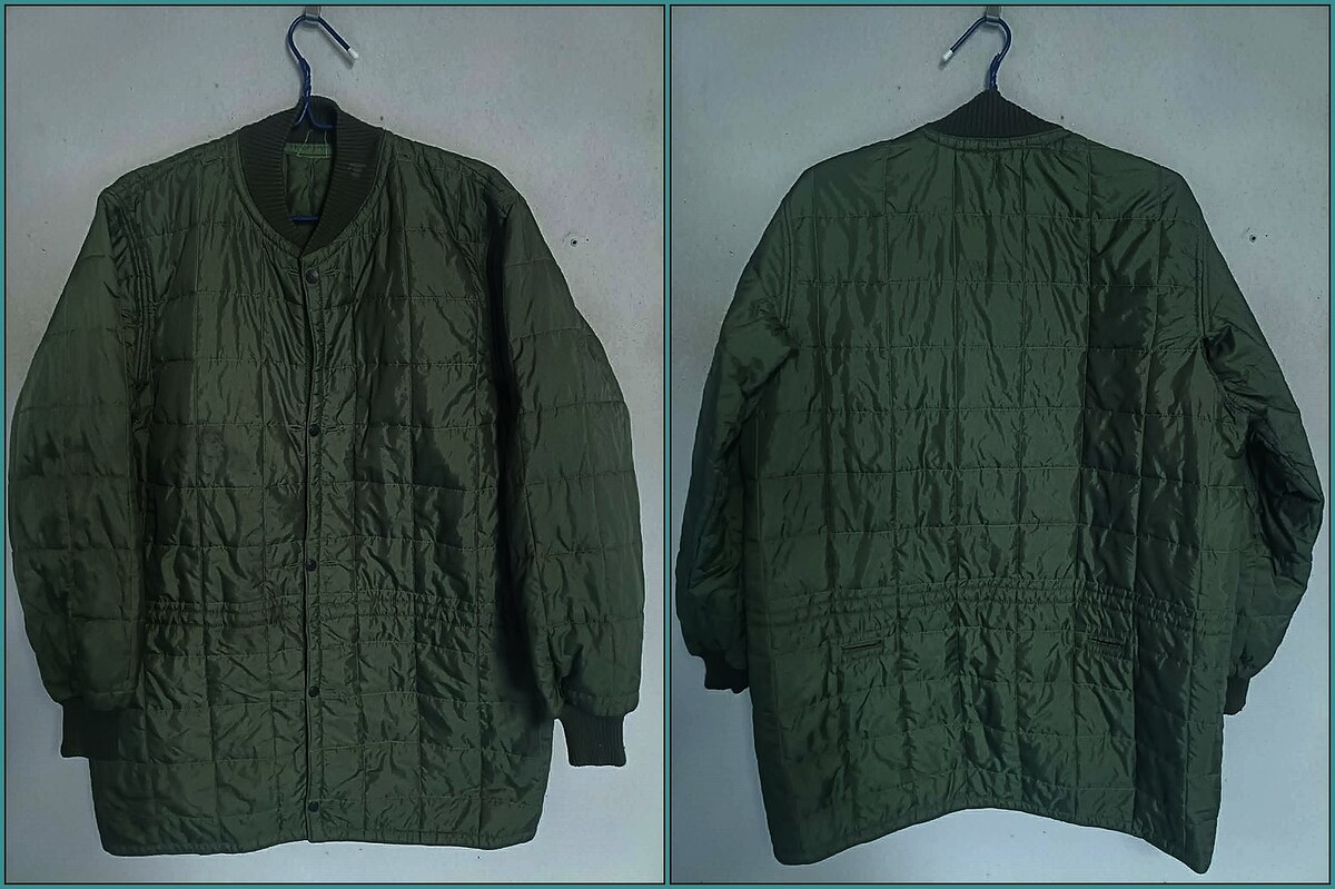 เสื้อกันหนาว ไลเนอร์ทหาร   SIZE : รอบ-อก : 52 นิ้ว 