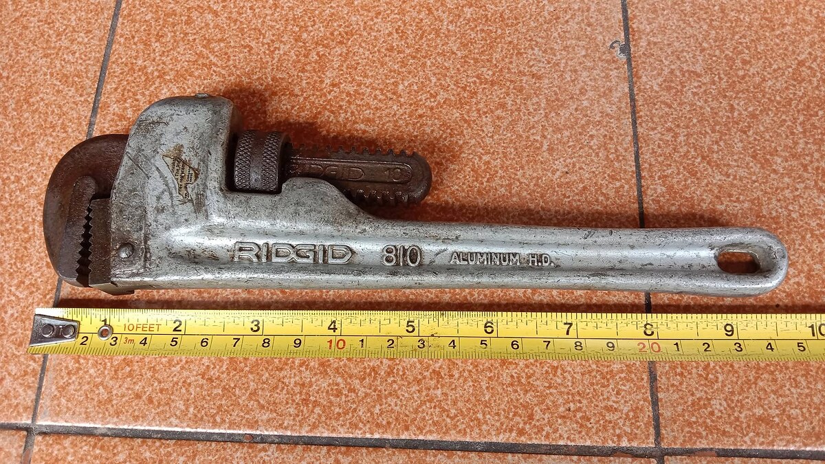 ประแจคอม้าอลูมิเนียม RIDGID 10นิ้ว