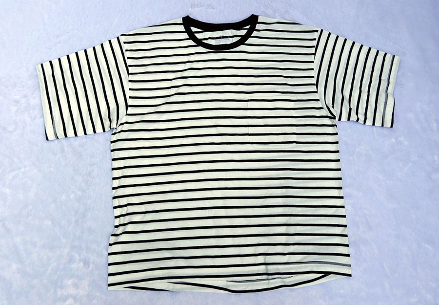 muji /S-M เสื้อยืดคอกลมทรง over size สีสวยใหม่จากญี่ปุ่น รวมส่ง Flash