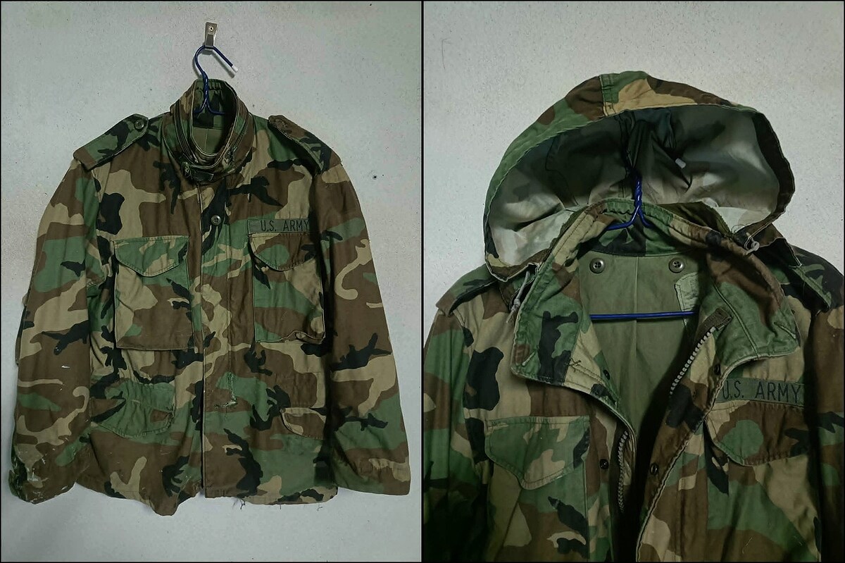 เสื้อjacket field M 65 (งานแท้กองทัพ)   SIZE : รอบ-อก 37-41 นิ้ว