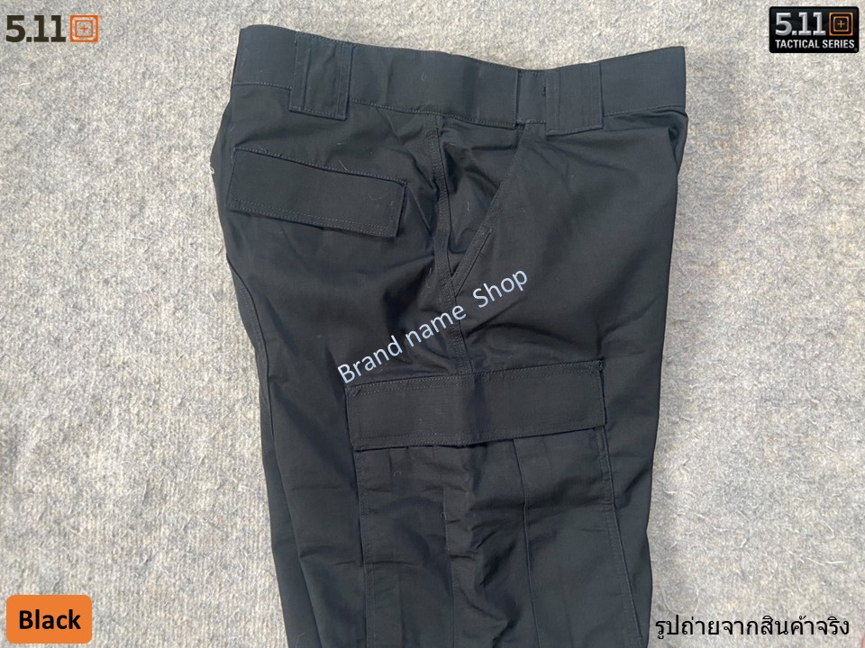 เอว 32-35” กางเกงขายาวแนว Tactical  5.11 RIP STOP TDU Pant (Black)