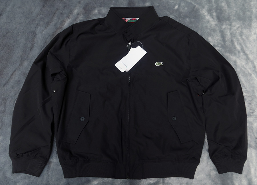 Lacoste waterrepellent twill harrington jacket /XL (48) เสื้อคลุมสวยใหม่แท้
