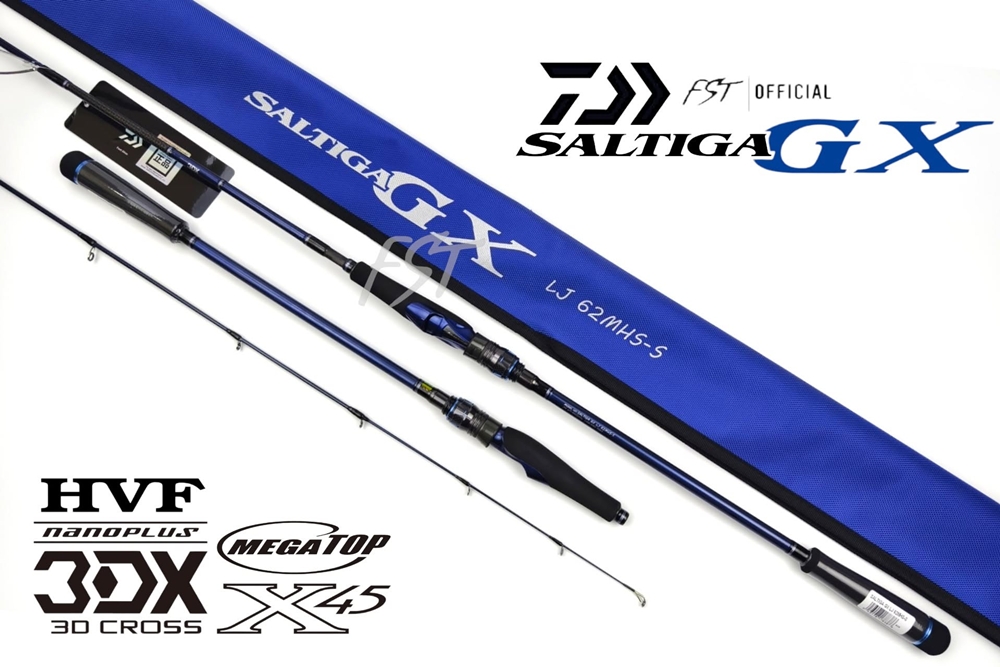 คันสปินจิ้ก Daiwa saltiga GX LJ 62 MH-S