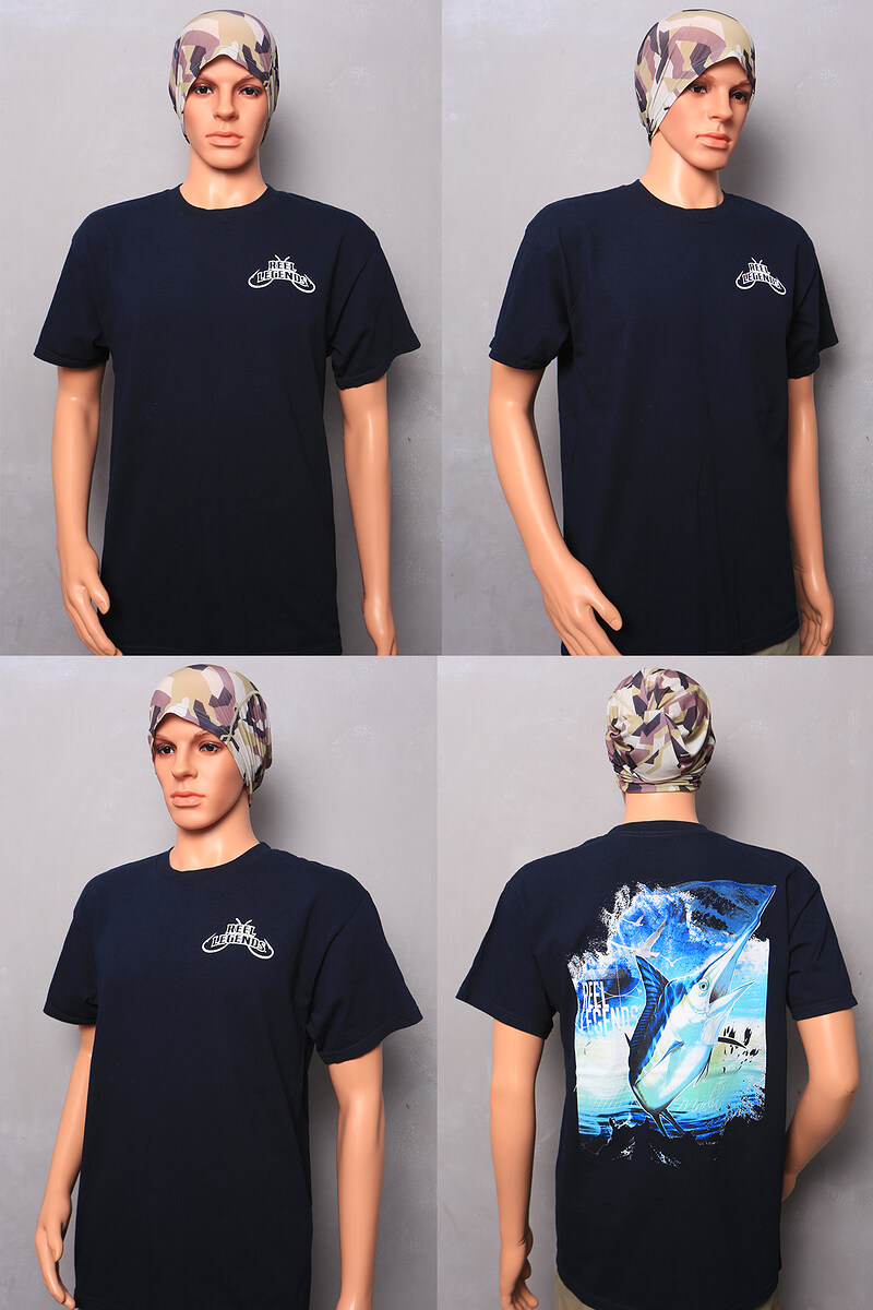 4. เสื้อยืดแขนสั้น Men's REEL REGENDS 100% Cotton Size L

สีกรมท่า (ขนาดวัดจริง) รอบอกกว้าง 42" นิ