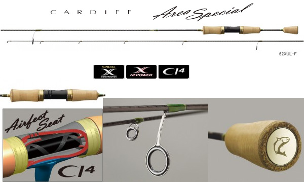 Shimano Cardiff Area Special : Shimano Spinning คัน (Rod)