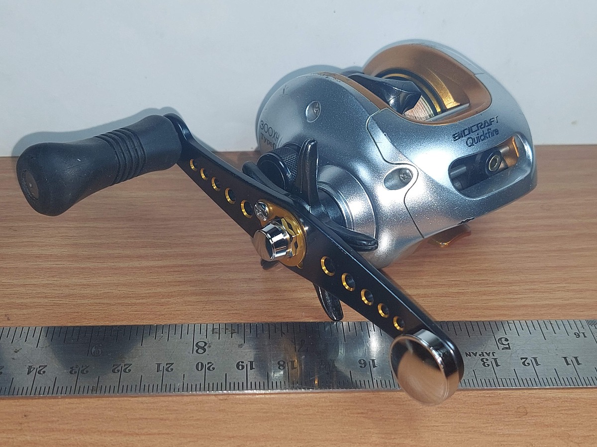   Dum fishing  REEL  #5 **  SHIMANO  BIOCRAFT QUICKFIRE  300 XH  TYPE  G  **