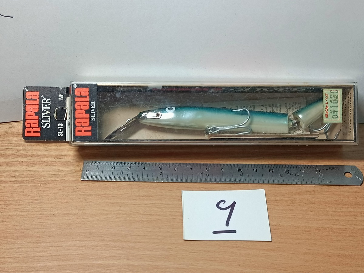   Dum fishing   ***  LURE #  9      RAPALA   SLIVER  SL  13 NF   ***