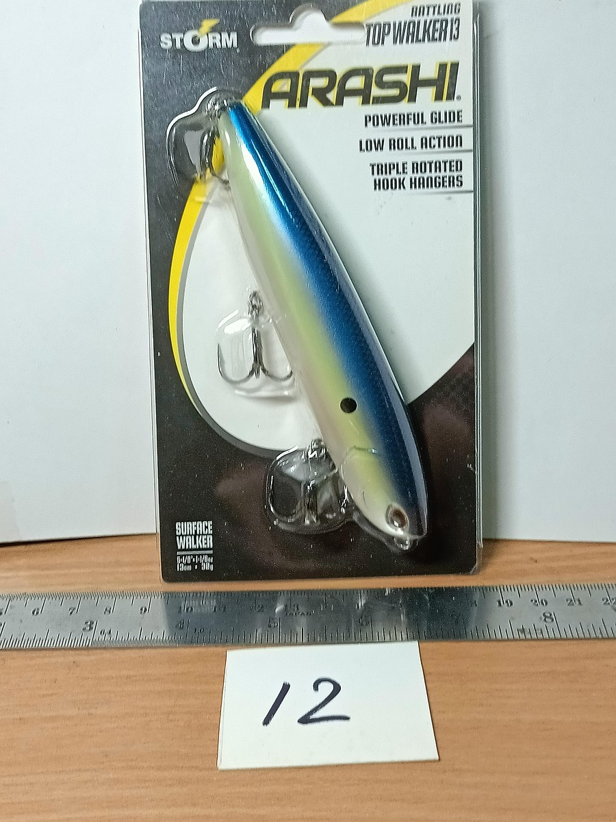  Dum fishing  ****  LURE #  12     STORM  TOP WALKER  13    ARASHI     ********