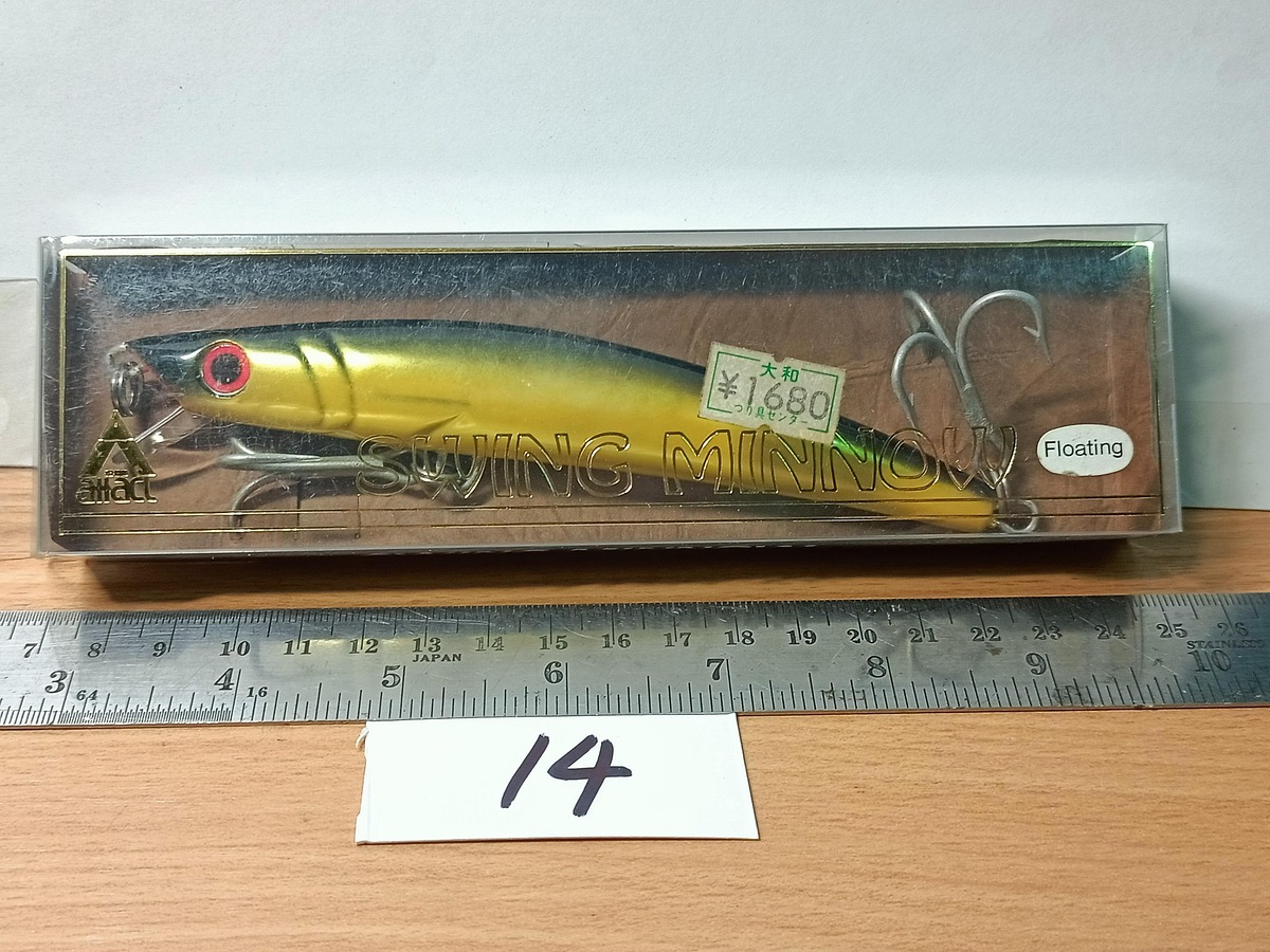   Dum fishing   ***   LURE #  14     YO-ZURI  SWING MINNOW  ***