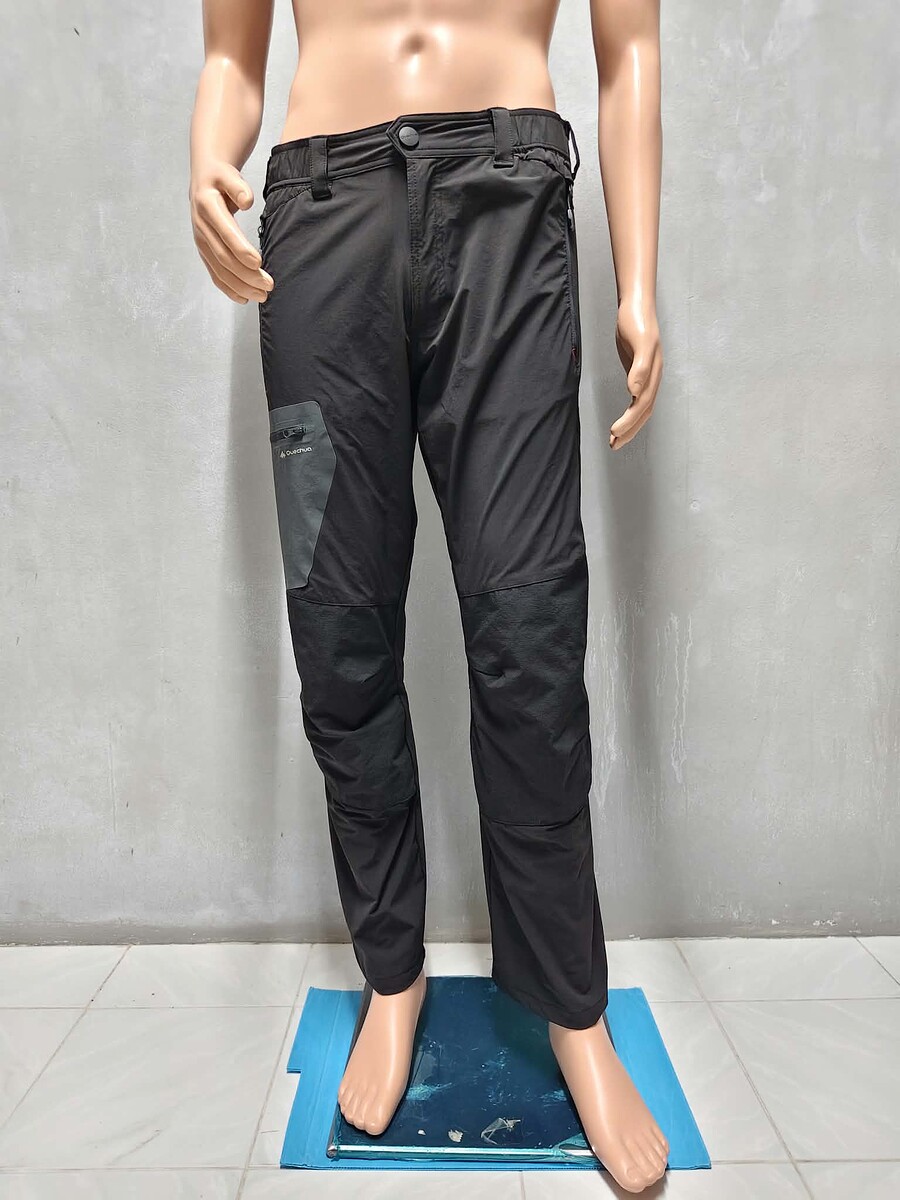 กางเกงขายาวผ้าแห้งไว Men's Quechua Outdoor Pant Size 36