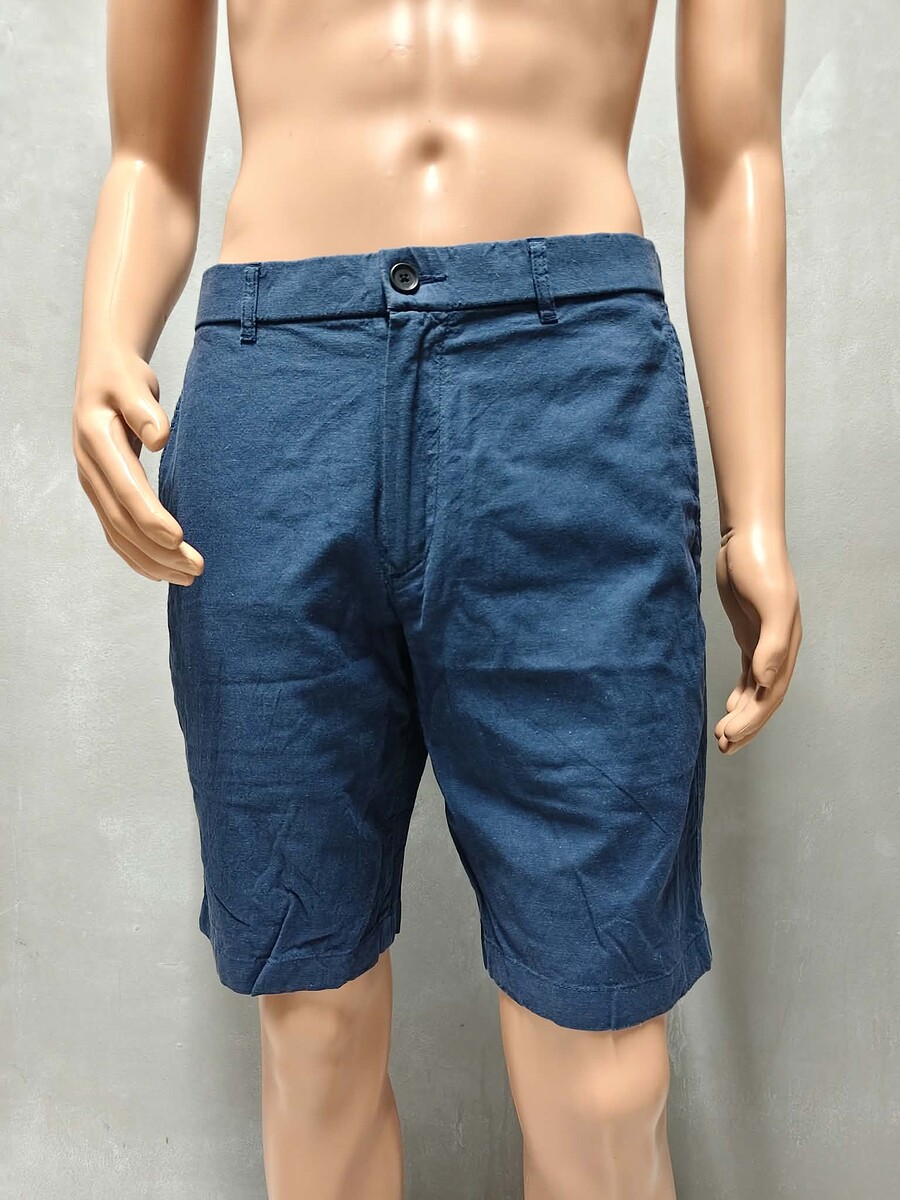  กางเกงขาสั้น  Uniqlo Men's Linen Blend Shorts (or linen-cotton drawstring short