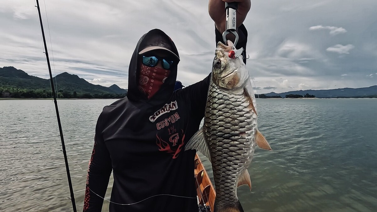 ปลากระสูบอีกตัว ส่งให้สกอร์รวมตอนนี้เป็น 4 ต่อ 4 

Tackle data 

Rod : EG Kaleido super cougar 