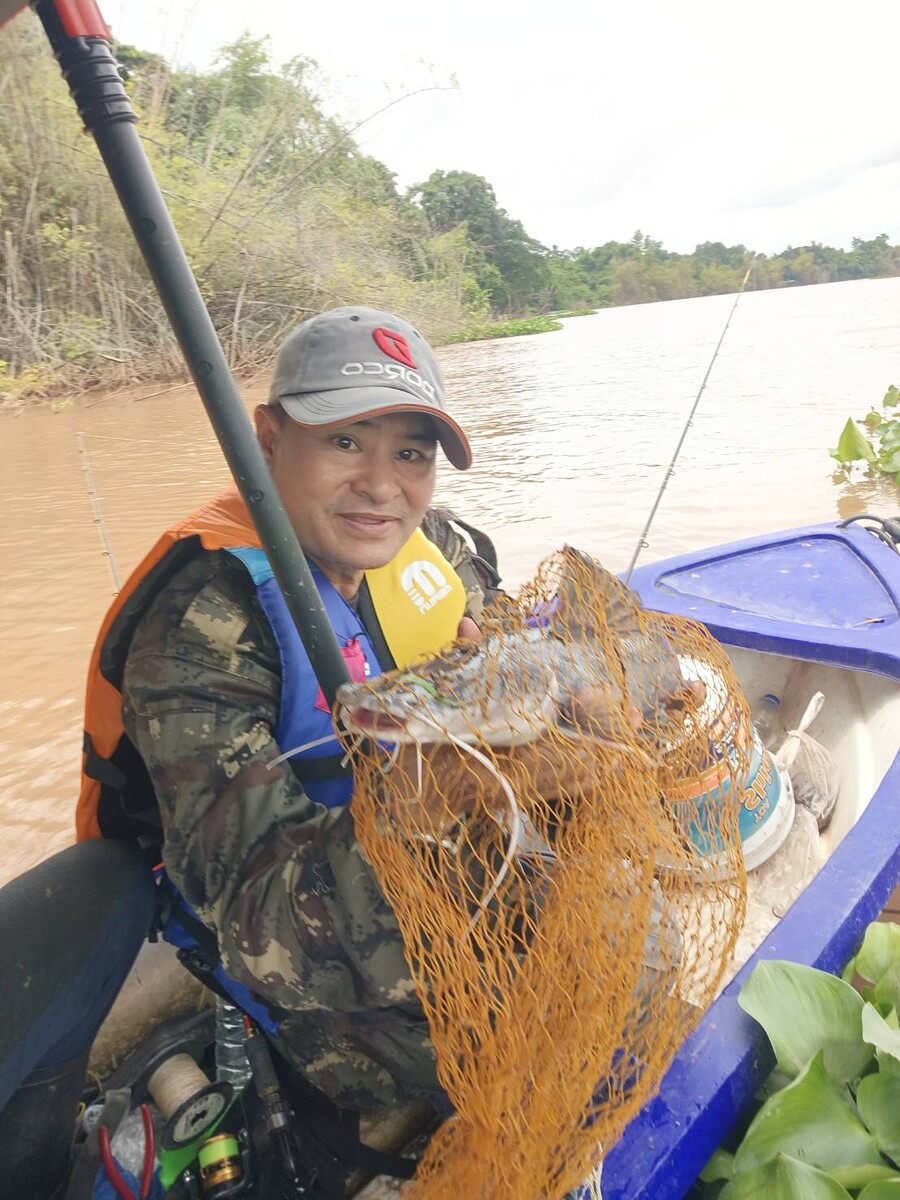 ต้องปิดเบรครอ3กก.คับ
ไม่งั้นปลาจะดึงเข้าพันตอใต้น้ำคับ
