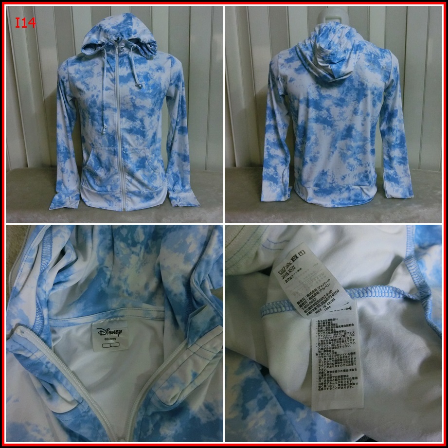 I14.เสื้อOUTDOOR   DISNEY  ใส่ออกทริปกลางแจ้งตกปลา ชนิดเนื้อผ้าบางลื่นๆ ชนิดผ้าแห้งไว  Size M อก 38 