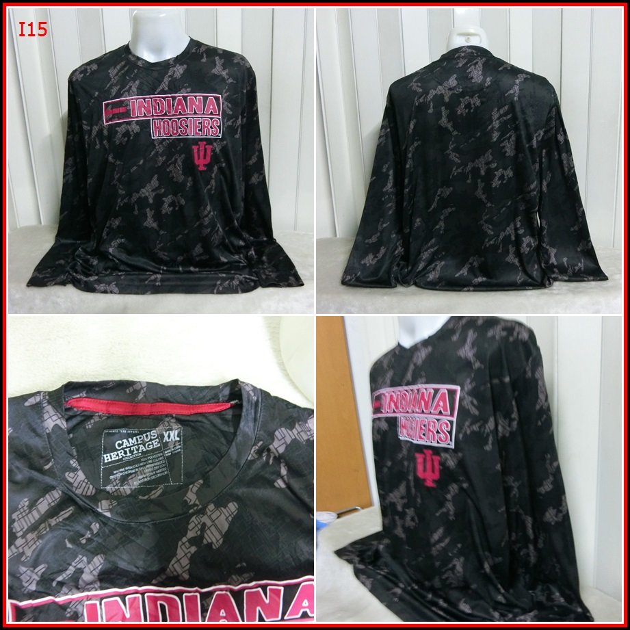 I15.CAMPUS HERITAGE ใส่ออกทริปกลางแจ้งตกปลา ชนิดเนื้อผ้าบางลื่นๆ ชนิดผ้าแห้งไว  Size 2XL อก 52 นิ้ว 