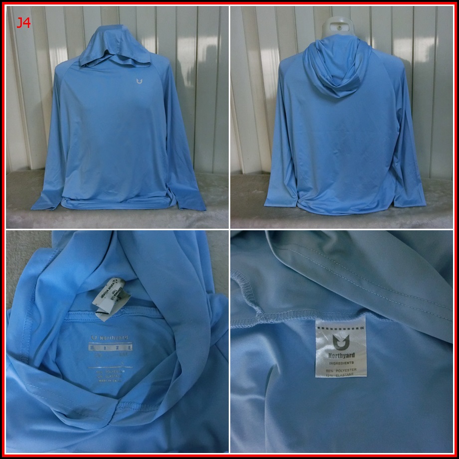 J4.เสื้อตกปลา NORTHYARD  ใส่ออกทริปกลางแจ้งตกปลา ชนิดเนื้อผ้าบาง ชนิดผ้าแห้งไว  Size L อก 45 นิ้ว / 