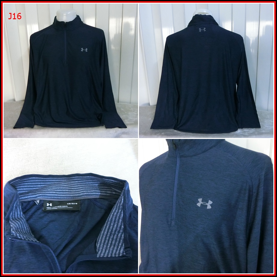 J16. Under Armour   ใส่ออกทริปกลางแจ้งตกปลา ชนิดเนื้อผ้าบาง ชนิดผ้าแห้งไว  Size L อก 47 นิ้ว / 30 นิ