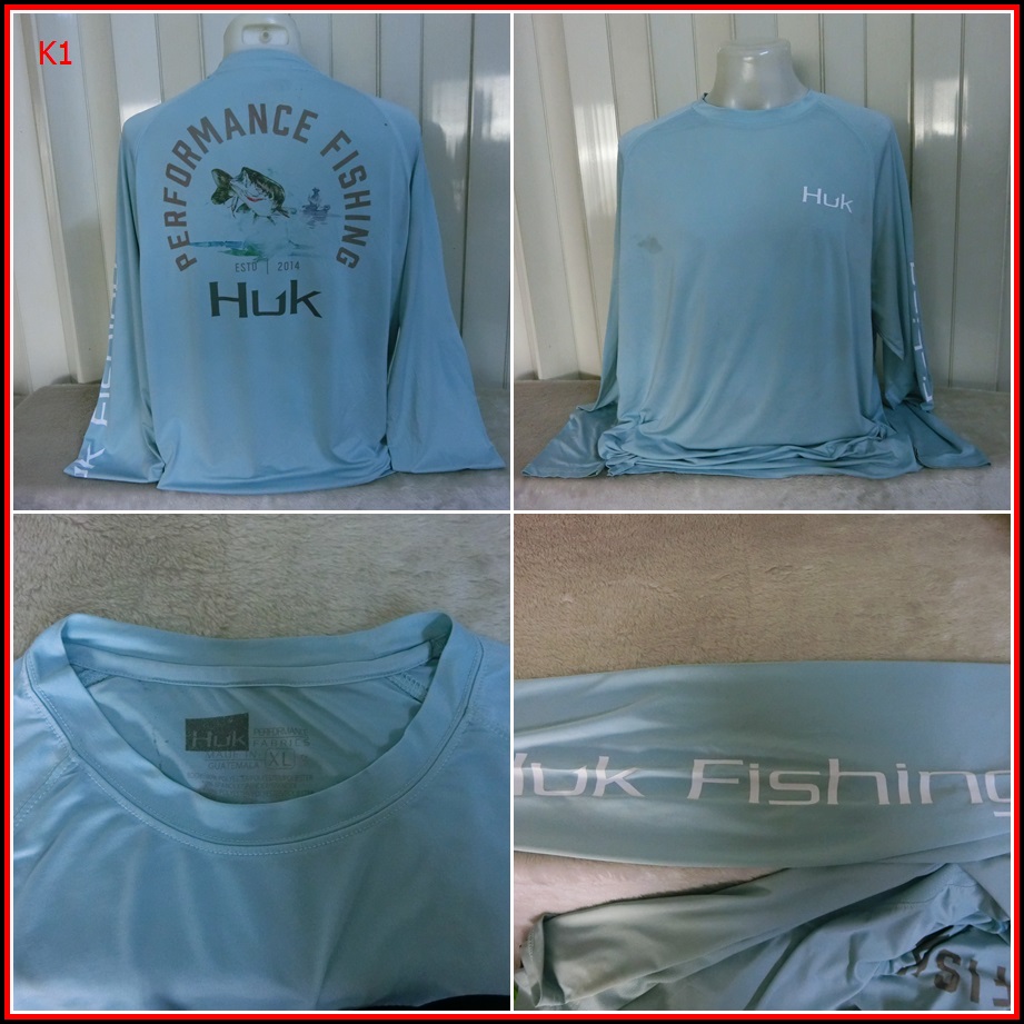 เสื้อใส่ตกปลา Columbia,HUK FISHING ,underarmour เนื้อผ้าบางกันร้อน รหัส K