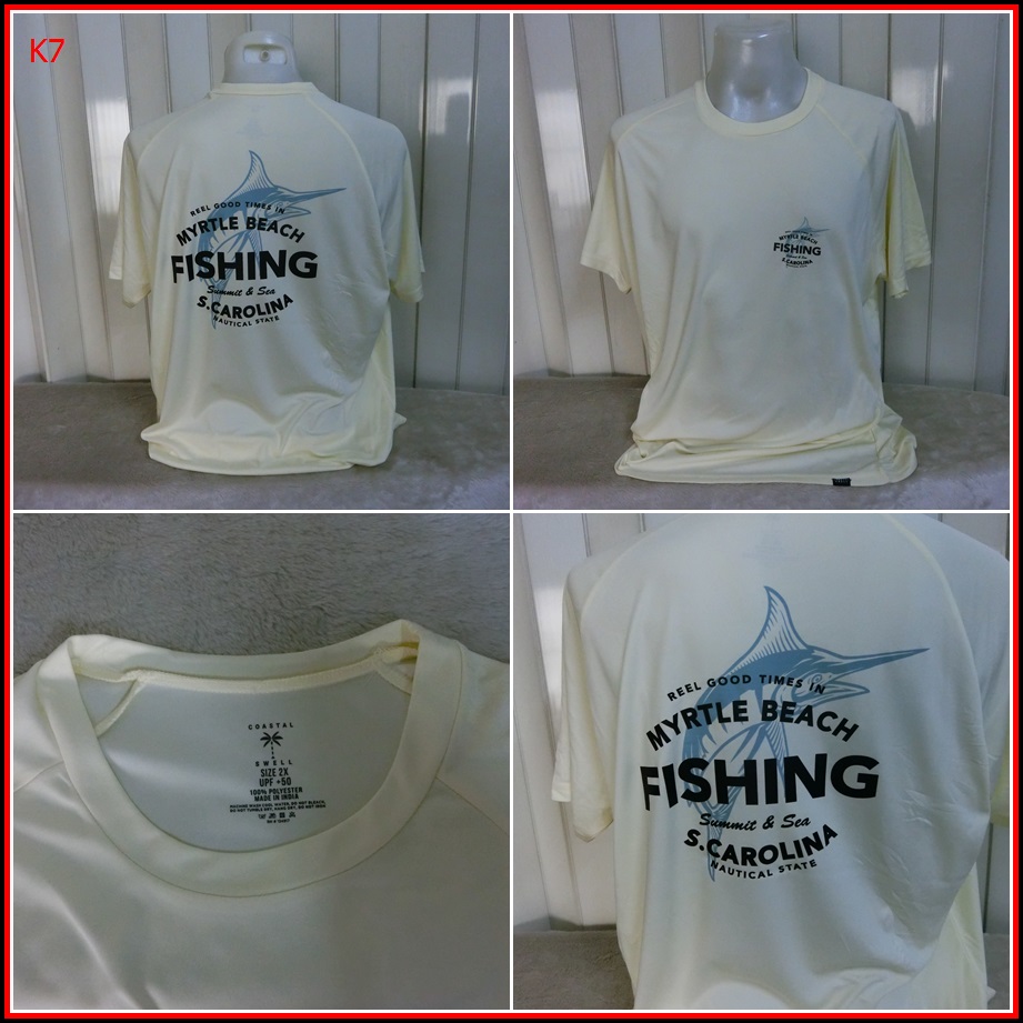 K7.เสื้อตกปลา COASTAL SWELL UPF50+ ใส่ออกทริปกลางแจ้งตกปลา ชนิดเนื้อผ้าบางลื่นๆ ชนิดผ้าแห้งไว   Size