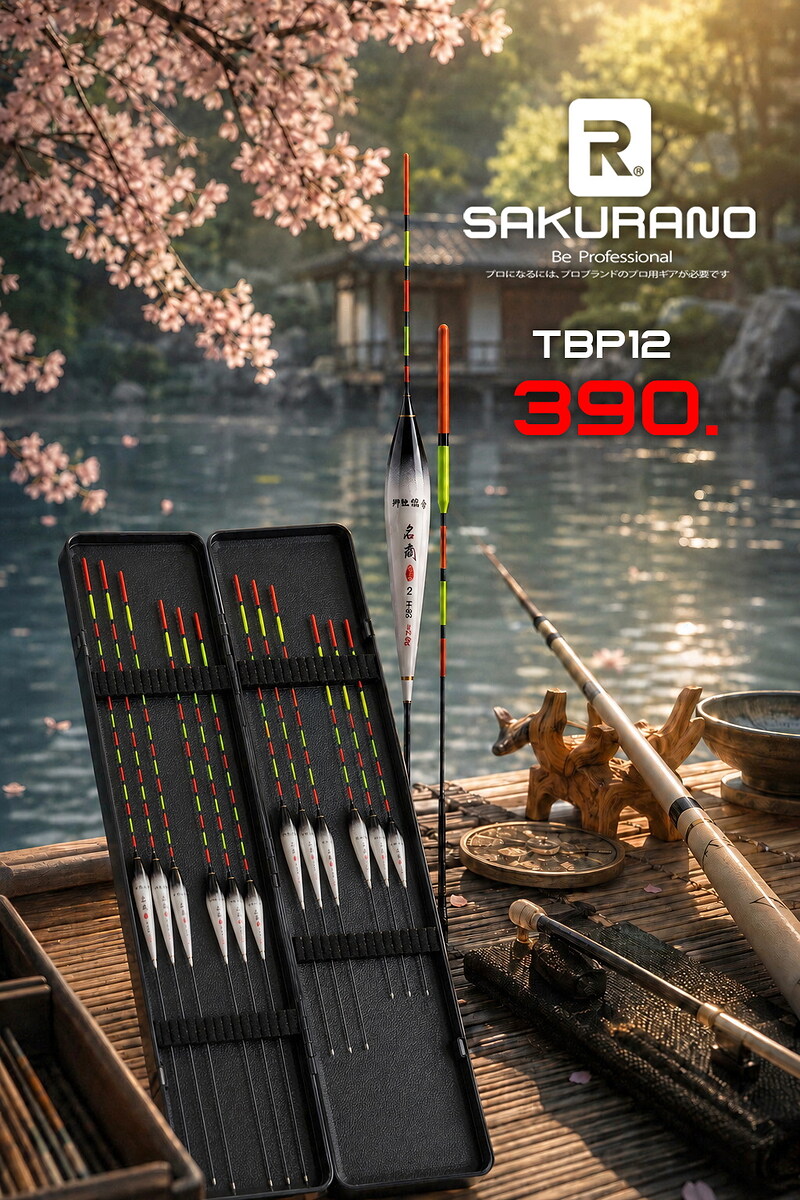 [b]ทุ่นชุด 12 ดอก พร้อมกล่องทุ่น SAKURANO รุ่น TBP12[/b]

ชุดพิเศษ ทุ่นตกปลาชิงหลิว 4 ชุดชุดละ 3 ด