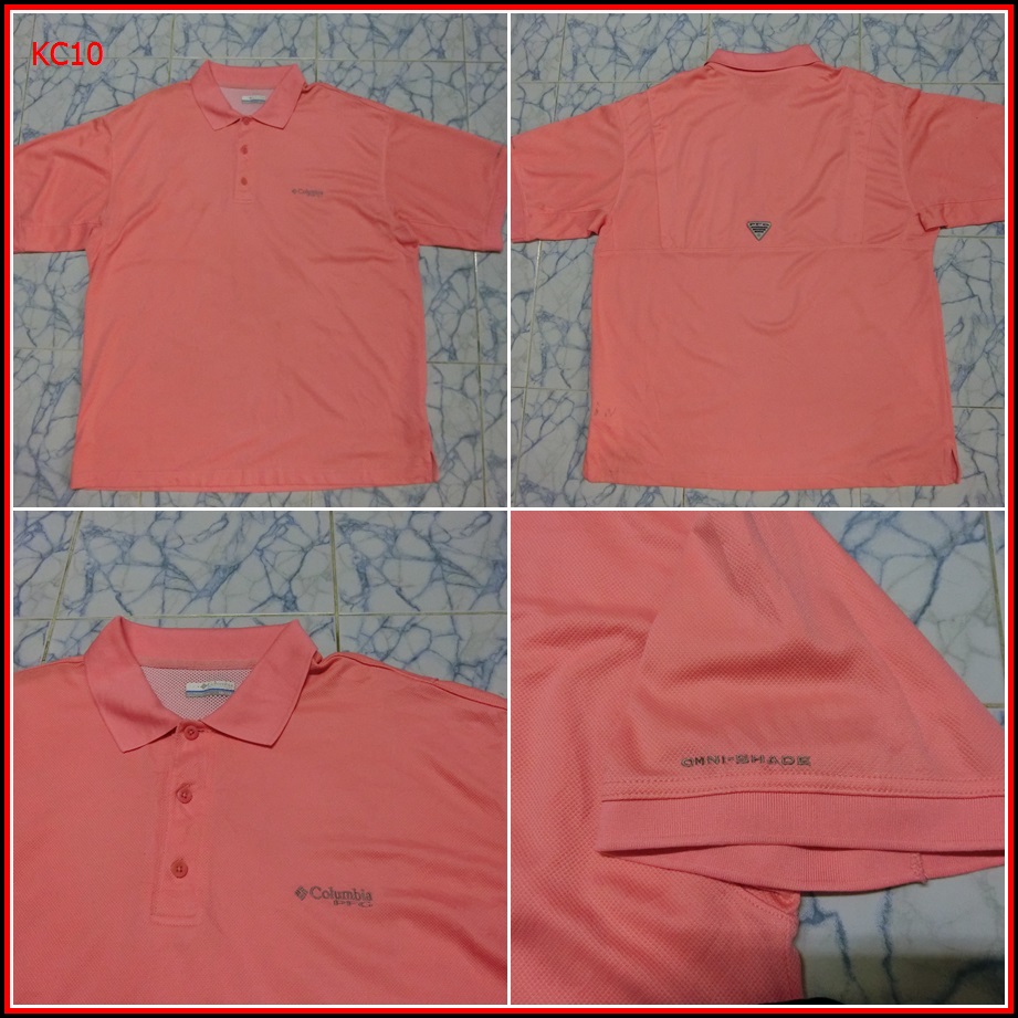KC10.Columbia PFG PERFORMANCE FISHING GEAR ใส่ออกทริปกลางแจ้งตกปลา ชนิดเนื้อผ้าบาง ชนิดผ้าแห้งไว    