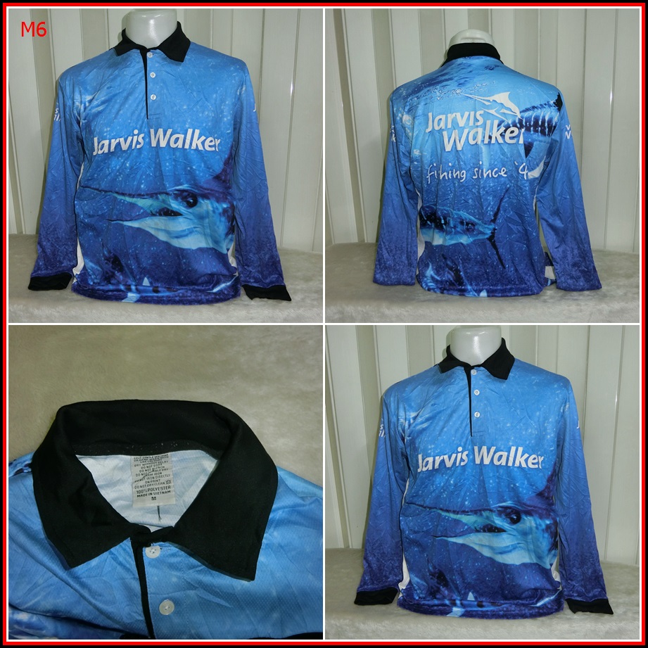 M6.เสื้อตกปลา Jarvis Walker  ใส่ออกทริปกลางแจ้งตกปลา ชนิดเนื้อผ้าบางลื่นๆ ชนิดผ้าแห้งไว   Size L อก 