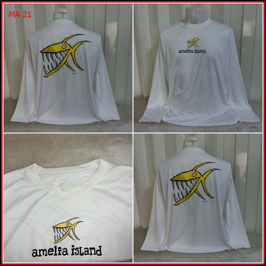 MA21.เสื้อตกปลา AMELIA ISLAND  ใส่ออกทริปกลางแจ้งตกปลา ชนิดเนื้อผ้าบางลื่นๆ ชนิดผ้าแห้งไว   Size XL 