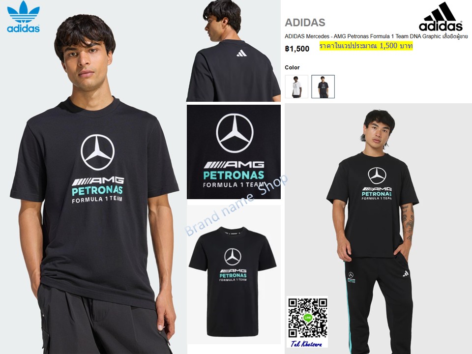 คอกลม ADIDAS Mercedes - AMG Petronas Formula 1 Team DNA Graphic