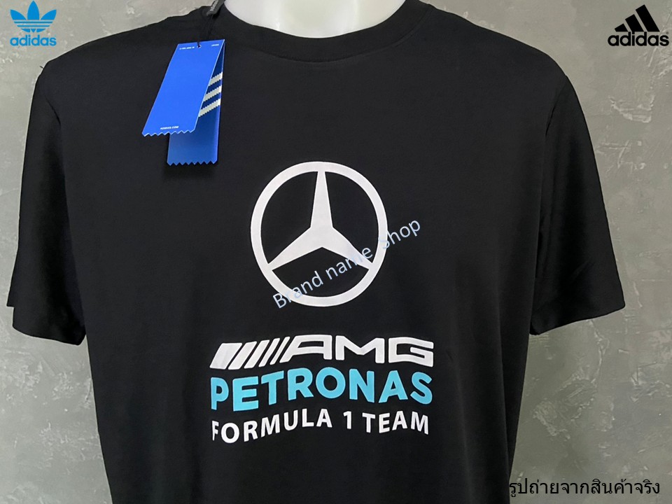 เสื้อยืดผู้ชาย ADIDAS Mercedes - AMG Petronas Formula 1 Team DNA Graphic ถ่ายทอดสไตล์มอเตอร์สปอร์ตสุ
