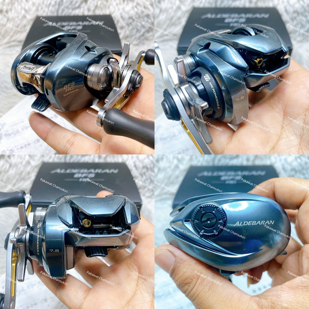 Shimano 22’ Aldebaran BFS HG
รอกสภาพสวยมากเหมือนใหม่ มีรอยขนแมวบางๆจุดเดียว นอกนั้นสวยใสมาก หมุนลื่