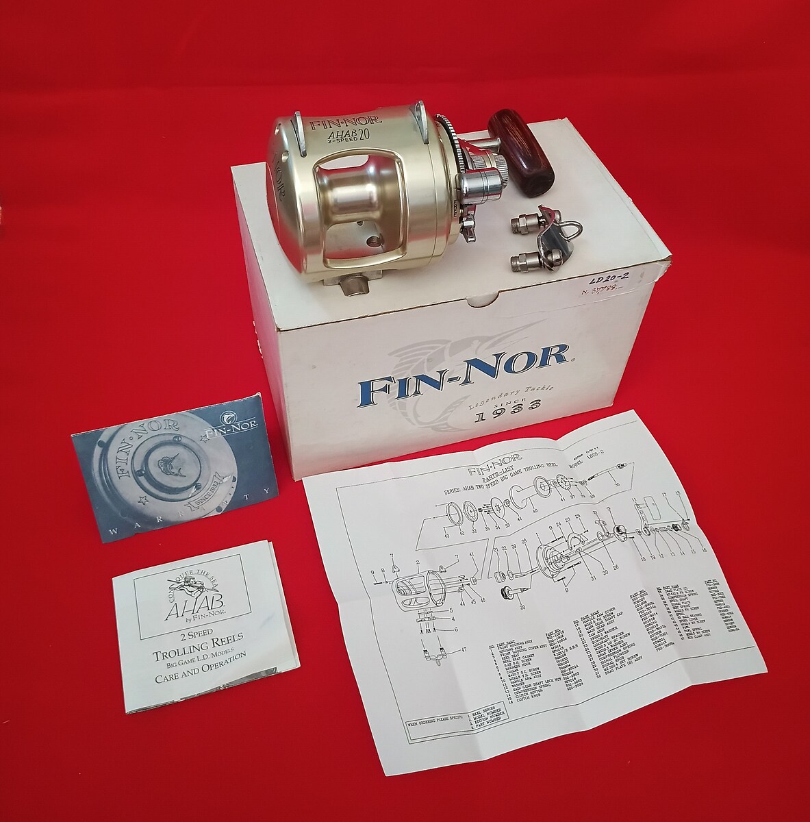 RARE ITEM : FIN-NOR AHAB 20 Two speed 