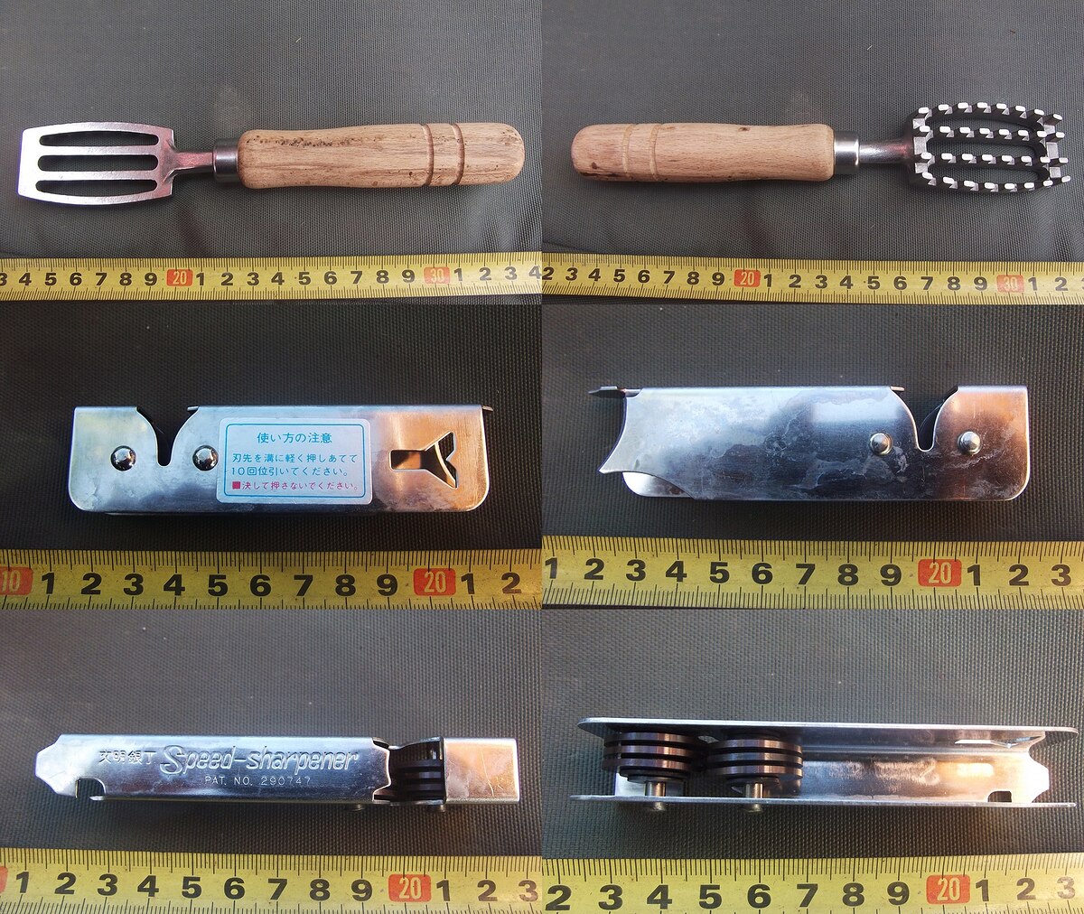 [b]
7.  ที่ข็อดเกล็ดปลาเงิน [/b]มือสอง สภาพดีด้ามไม้แน่น ขาย 180
[b]
8. ที่ลับคม Speed sharpener[