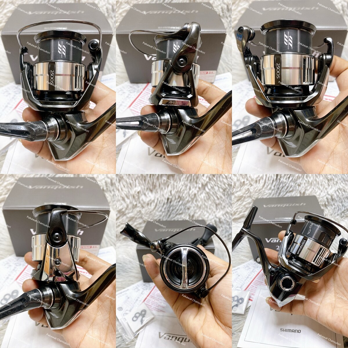 Shimano 23’ Vanquish 2500S
รอกสภาพสวย มีริ้วรอยขีดข่วนบางๆตามการใช้งานบ้าง หมุนลื่นเนียนนุ่มมือดีมา
