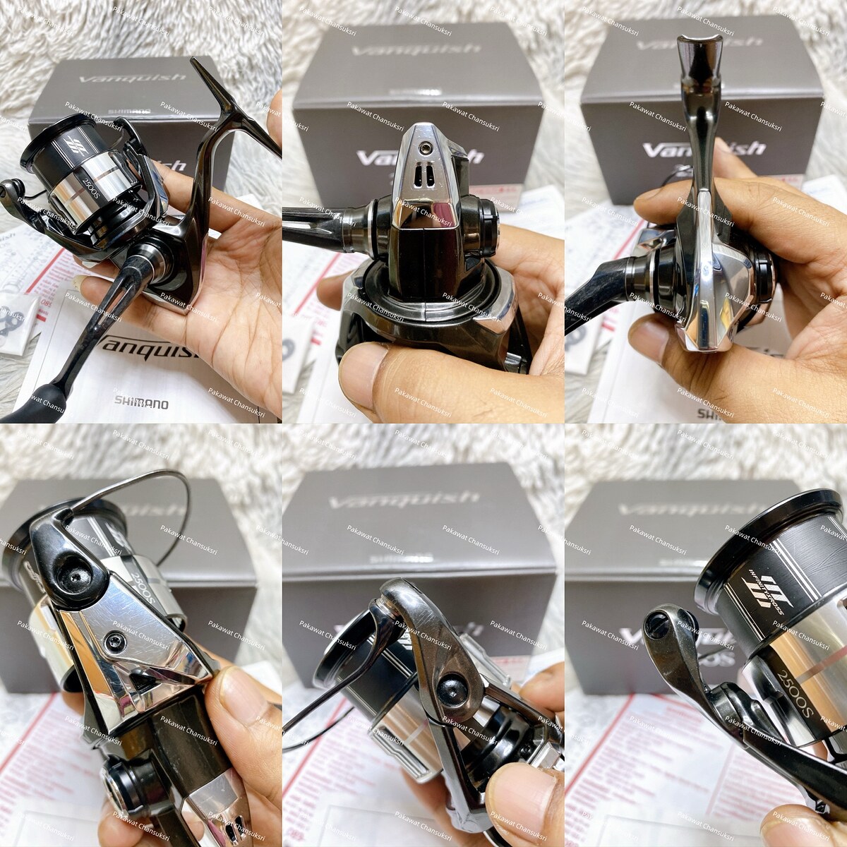 Shimano 23’ Vanquish 2500S
รอกสภาพสวย มีริ้วรอยขีดข่วนบางๆตามการใช้งานบ้าง หมุนลื่นเนียนนุ่มมือดีมา