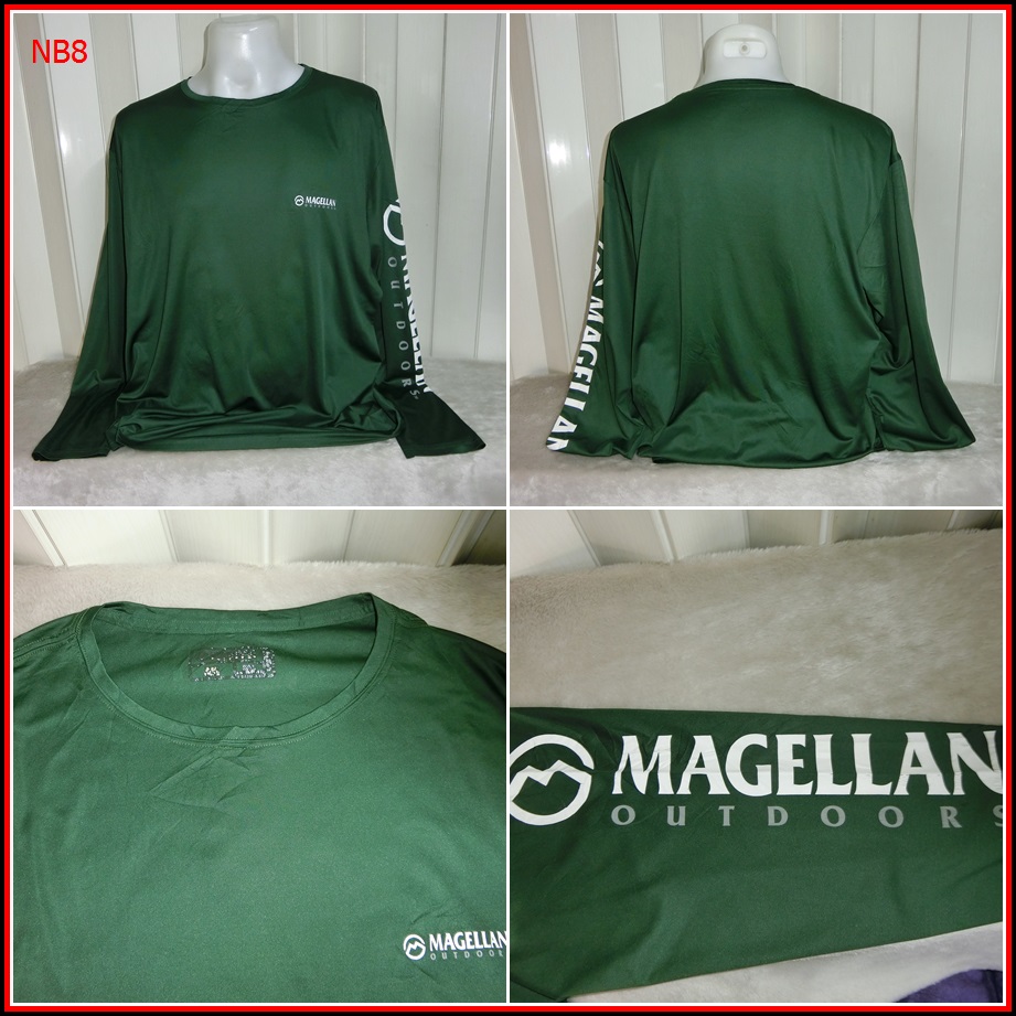 NB8.เสื้อตกปลา MAGELLAN OUTDOOR   ใส่ออกทริปกลางแจ้งตกปลา ชนิดเนื้อผ้าบางลื่นๆ ชนิดผ้าแห้งไว  Size 2