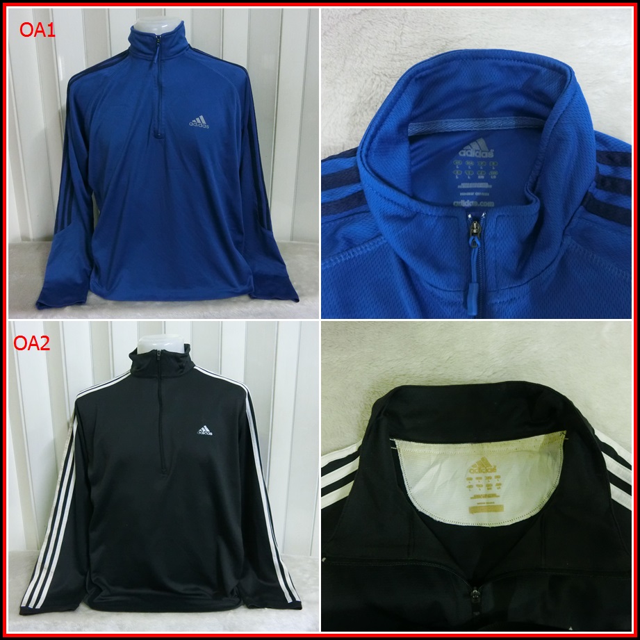 OA1.ADIDAS  สำหรับใส่ตกปลาเนื้อผ้าบาง ยืดหยุ่นได้ดี กัน UV กันร้อนได้ดี แห้งไวใส่สบาย    Size L อก 4