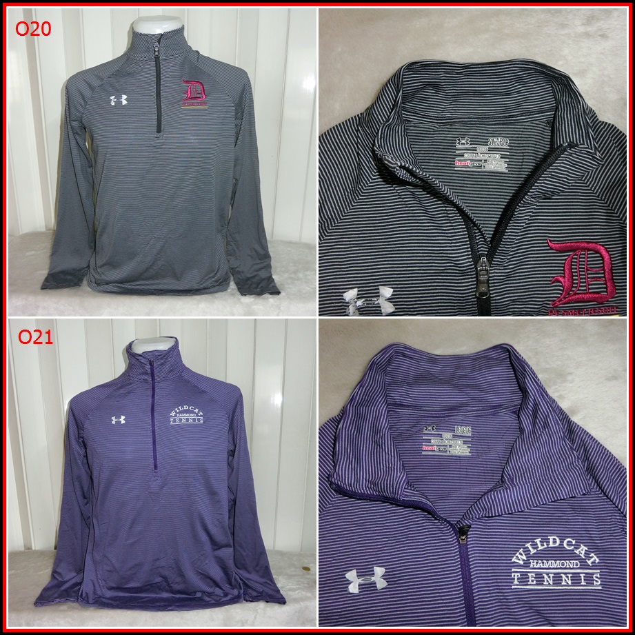 O20.UNDER ARMOUR   เนื้อผ้าบางๆ ยืดหยุ่นได้ดี กัน UV กันร้อนได้ดี แห้งไวใส่สบาย   Size M อก 40  นิ้ว