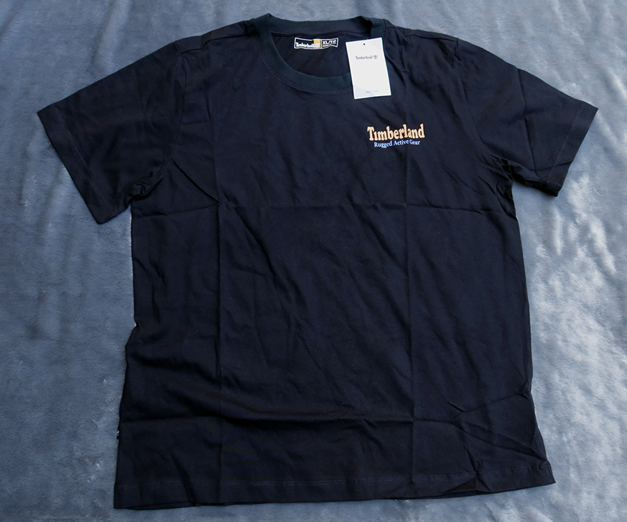 Timberland Rugged Active Gear /44 เสื้อยืดแขนสั้นลายสกรีนสวยใหม่แท้ Flash