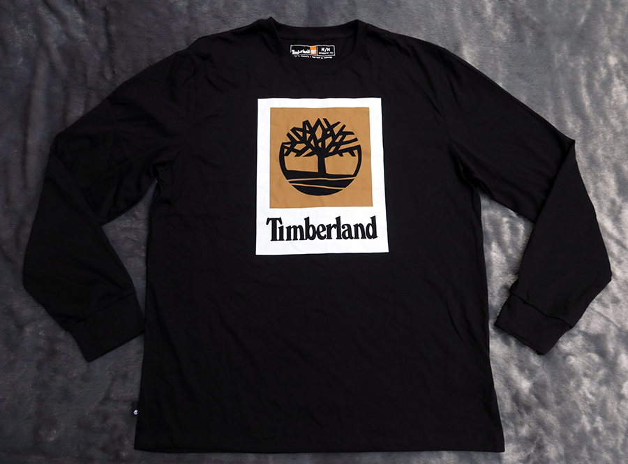 Timberland man Apparel /(42/44) เสื้อยืดแขนยาว 3 ลายสกรีนสวยใหม่แท้ รวมส่ง Flash