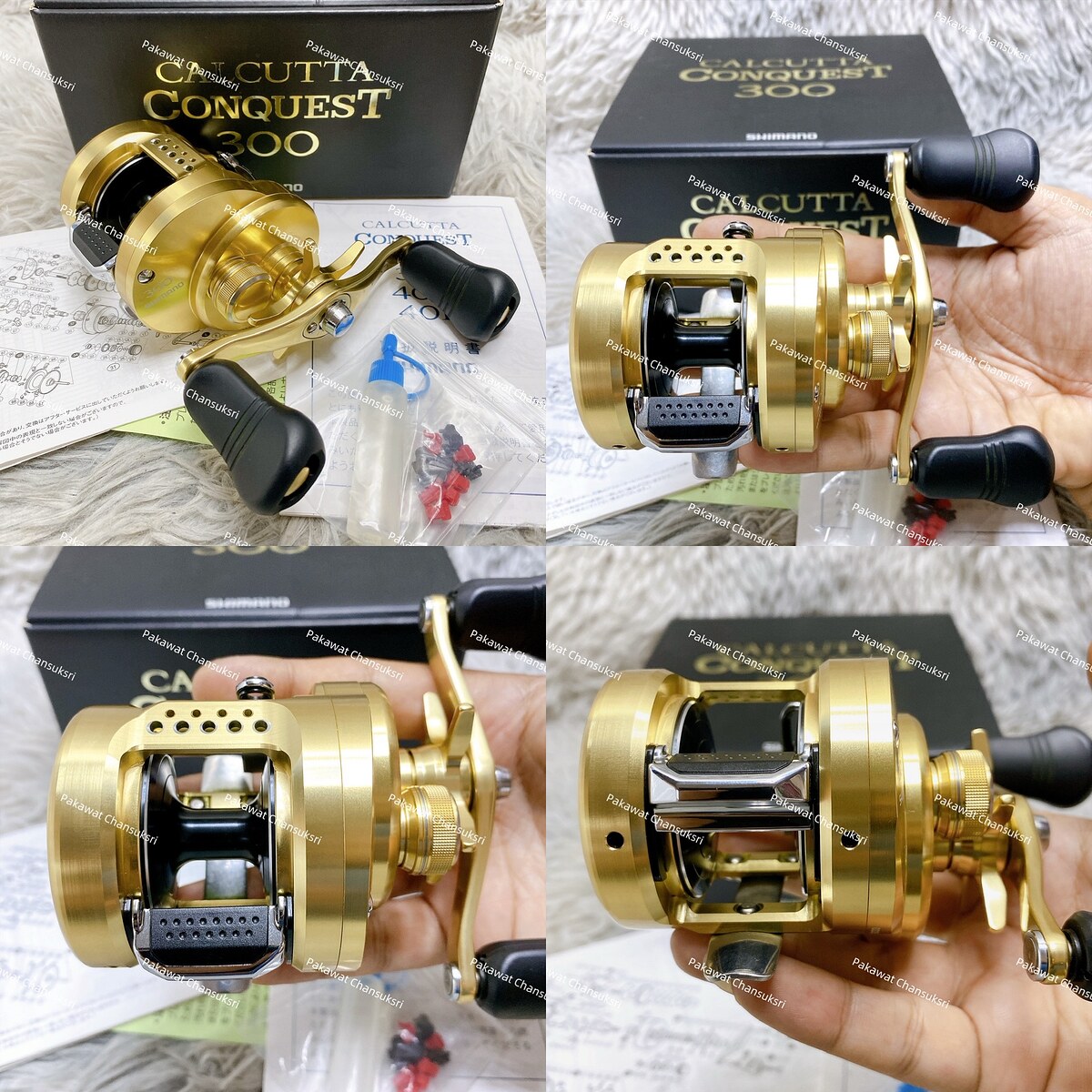 Shimano 17’ Conquest 300
รอกสภาพสวยมากเกือบใหม่ มีรอยข่วนบางๆ 1 จุดเล็กๆ นอกนั้นแทบไม่มีริ้วรอยขีดข