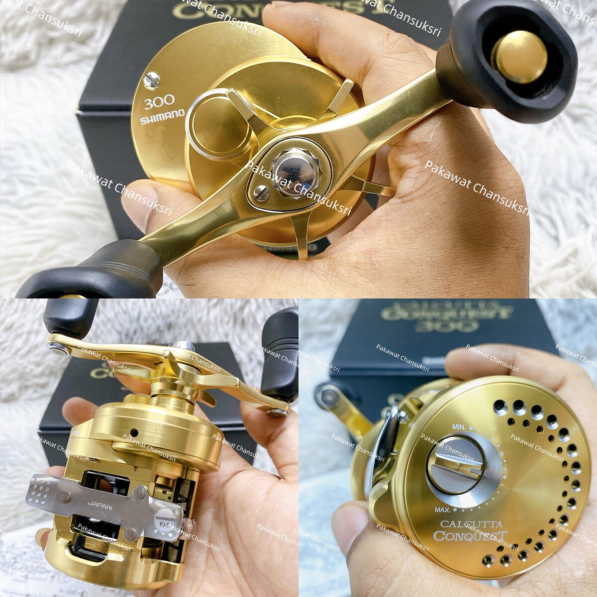 Shimano 17’ Conquest 300
รอกสภาพสวยมากเกือบใหม่ มีรอยข่วนบางๆ 1 จุดเล็กๆ นอกนั้นแทบไม่มีริ้วรอยขีดข