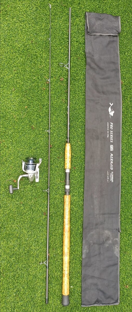 $$$ ขอขายชุดสปิน 9 ฟุต คัน MARMAID + รอก SHIMANO $$$