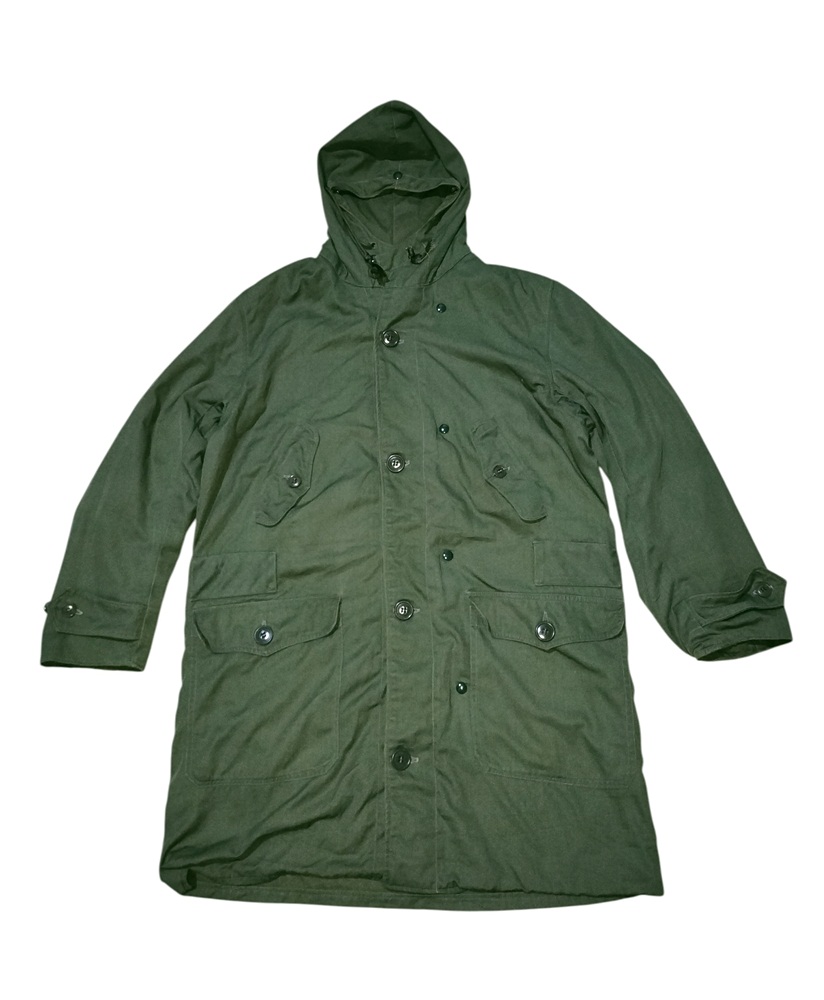 ++ เสื้อทหารยุโรป ทรง PARKA  วินเทจ   รอบอก  4ุ6  นิ้ว  