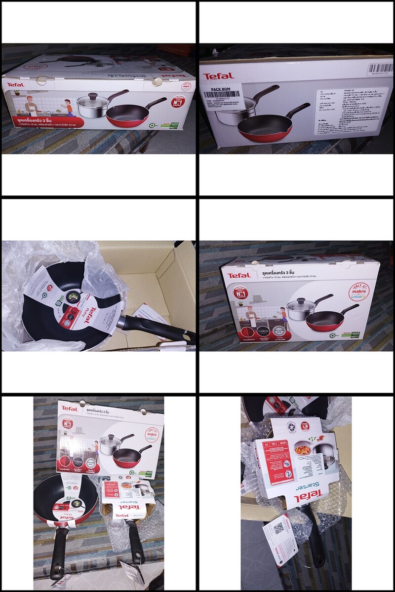 
รายการที่ 2 ชุดเครื่องครัว 3 ชิ้น ยี่ห้อ Tefal แท้  ของใหม่ป้ายห้อย  ราคา 399.- /ชุด 

รายละเอีย