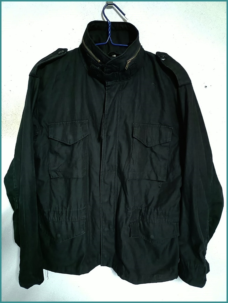 เสื้อ jacket field M 65 (สีดำ) SIZE รอบ-อก : 46-47 นิ้ว (2)