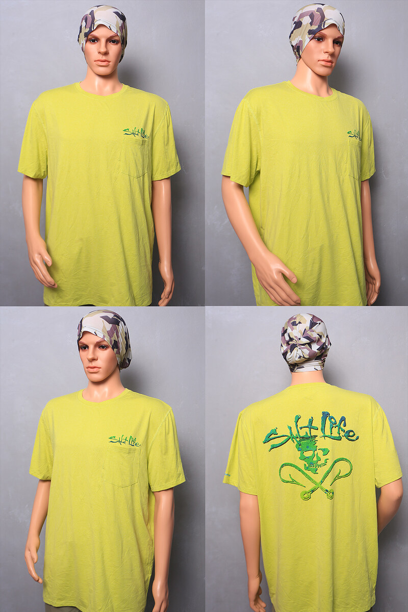 3. เสื้อยืดแขนสั้น สำหรับกิจกรรมกลางแจ้ง Men's SALT LIFE SLX 88% Polyester 12% Spandex Size XL

สี