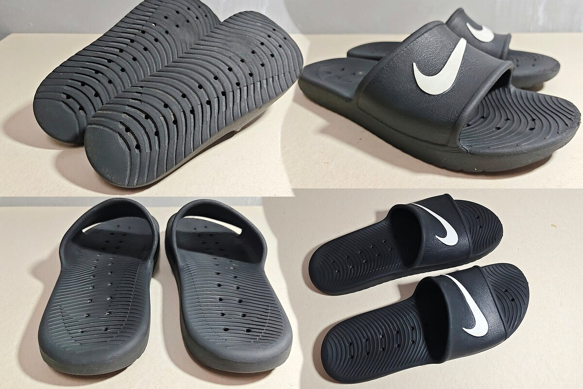 3. รองเท้าแตะลำลอง Nike Kawa Shower Slide 832528-001 สีดำ Size M11 - 42.5 / 27 cm. 

สีดำ โลโก้ขาว